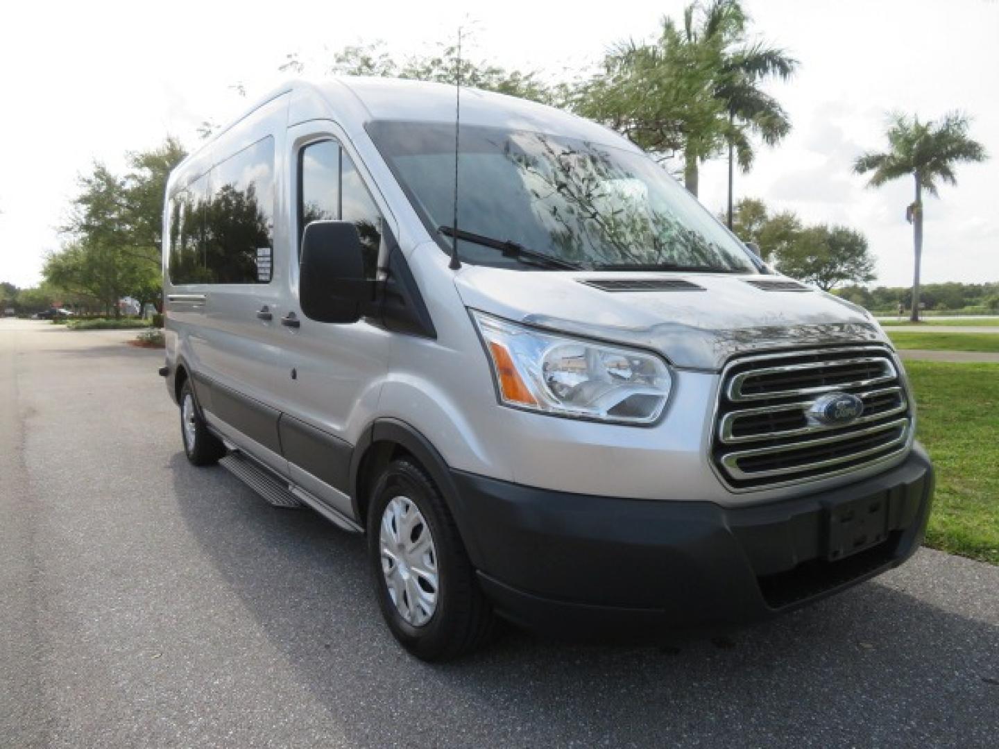 2015 Silver /Gray Ford Transit (1FBZX2CG0FK) , located at 4301 Oak Circle #19, Boca Raton, FL, 33431, (954) 561-2499, 26.388861, -80.084038 - Photo#7